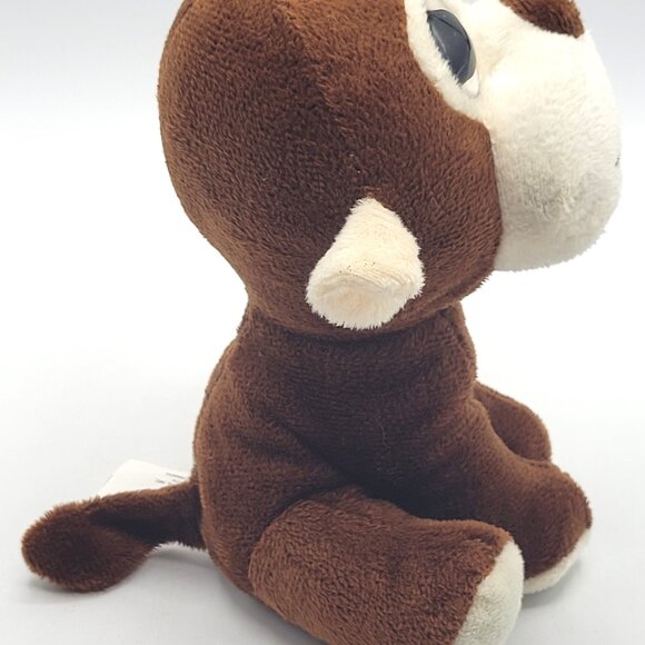 Midwood Brands Big Eyed Brown Monkey Plush Softie Toy Animal Collectible - Picture 3 of 9